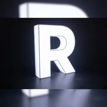 Letras luminosas 3D